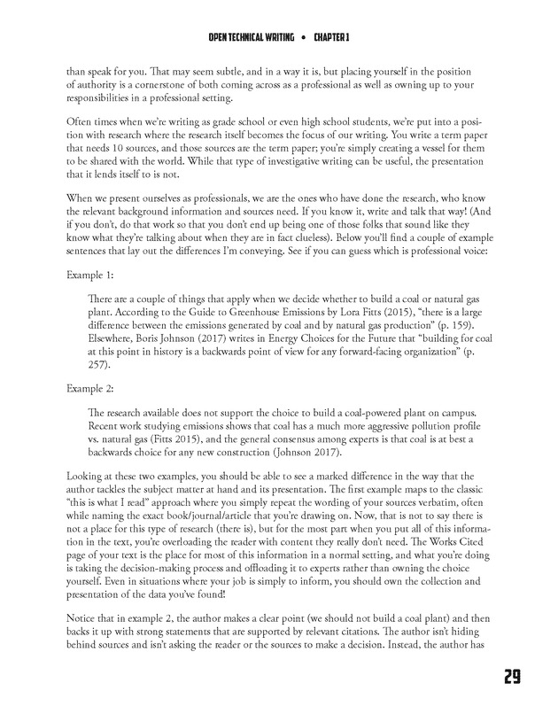 Open Technical Writing - New Page